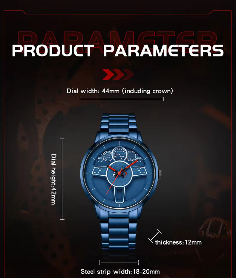 steering wheel watch