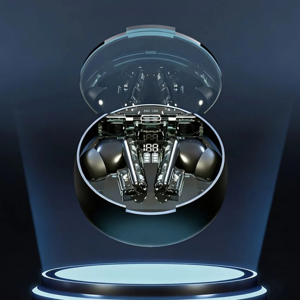 Transparent cap TWS
